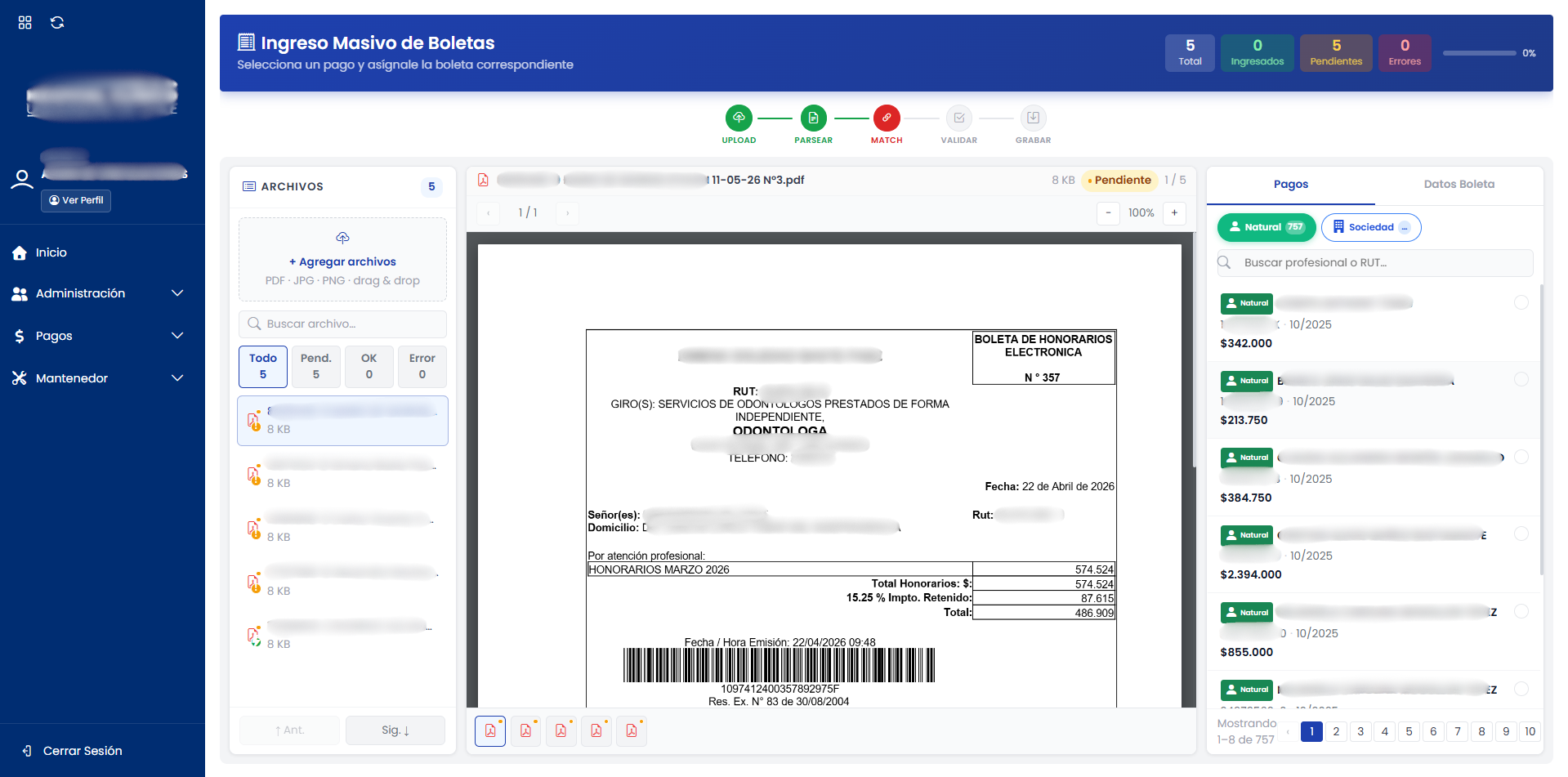 Monitoreo de alertas y estado